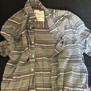 Aeropostale Multi-Striped Casual Shirt